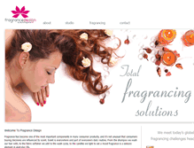 Tablet Screenshot of fragrancedesign.net